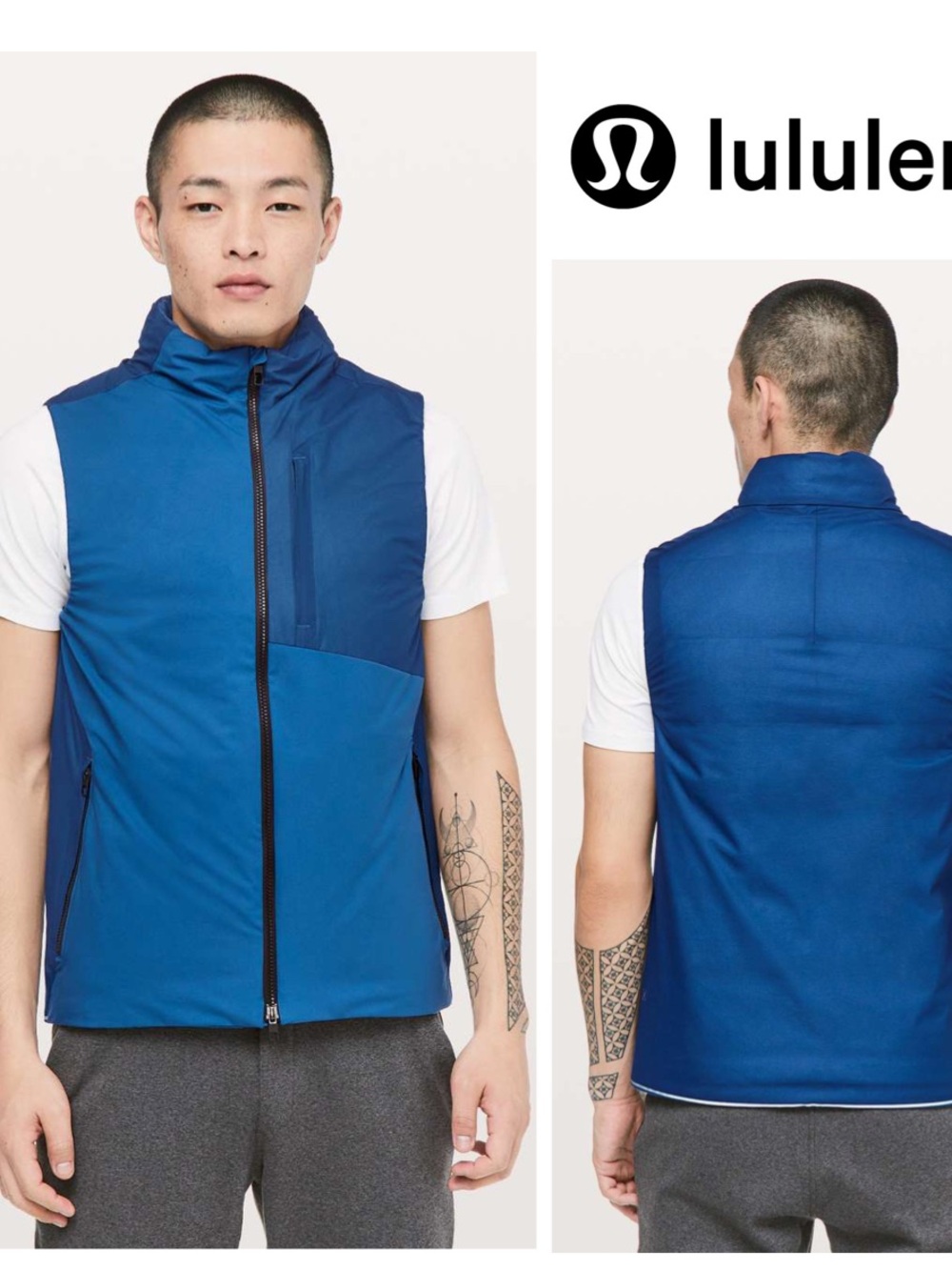 Lululemon Pinnacle Warmth Vest in Dark Royal